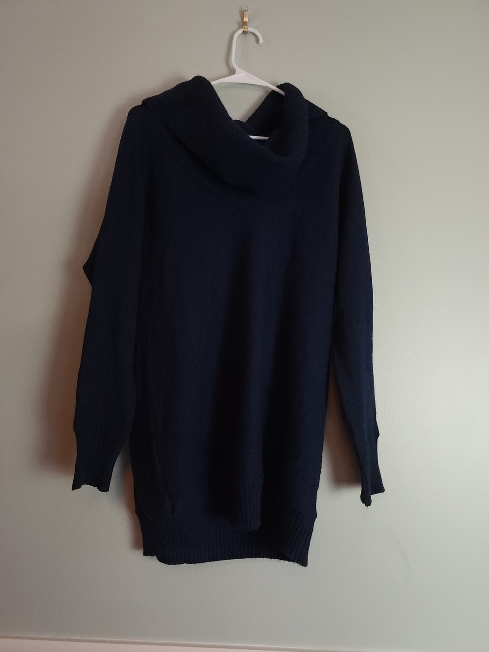 Caslon Dark Navy Cowlneck Tunic Sweater